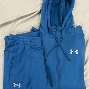 Under Armour Vibrant Blue Hoodie and Joggers